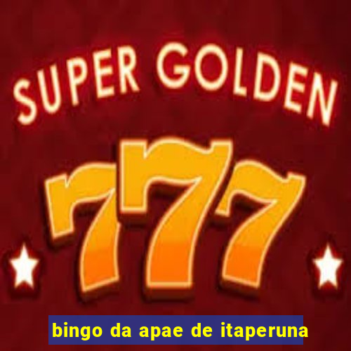 bingo da apae de itaperuna